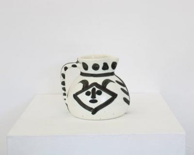 Pablo Picasso PABLO PICASSO CERAMIC PITCHER TETES VISAGES CREATED IN THE MADOURA ATELIER