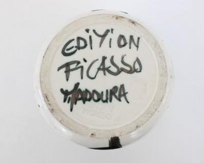 Pablo Picasso PABLO PICASSO CERAMIC PITCHER TETES VISAGES CREATED IN THE MADOURA ATELIER