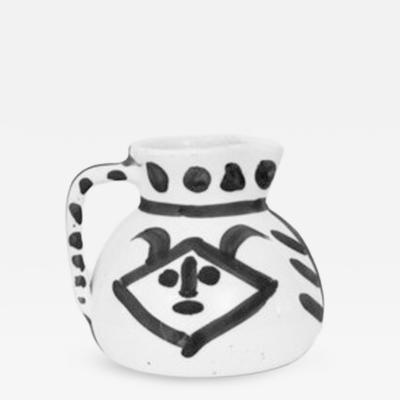 Pablo Picasso PABLO PICASSO CERAMIC PITCHER TETES VISAGES CREATED IN THE MADOURA ATELIER