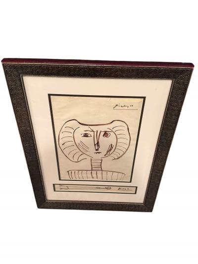 Pablo Picasso PICASSO LITHOGRAPH PICASSO AND THE HUMAN COMEDY