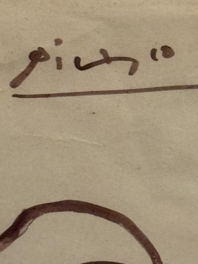 Pablo Picasso PICASSO LITHOGRAPH PICASSO AND THE HUMAN COMEDY