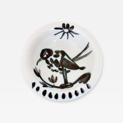 Pablo Picasso Pablo Picasso Ceramic Dish Picasso Editions Madoura Bird With Sun circa 1952