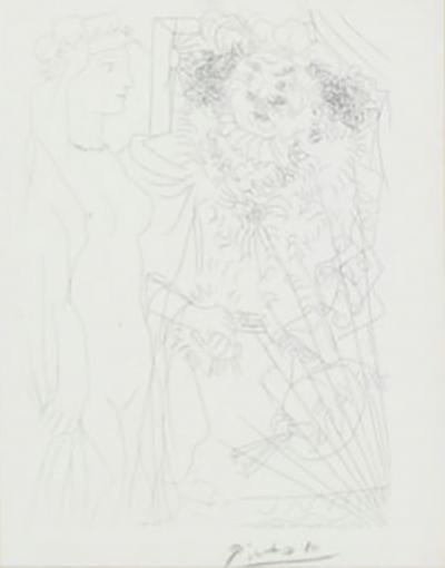 Pablo Picasso Pablo Picasso Rembrandt and Woman in a Veil