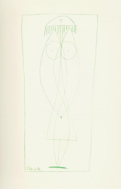 Pablo Picasso Plate 13 Nude Woman 