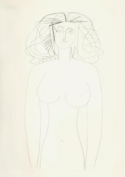 Pablo Picasso Plate 9 Portrait of a Nude Woman 