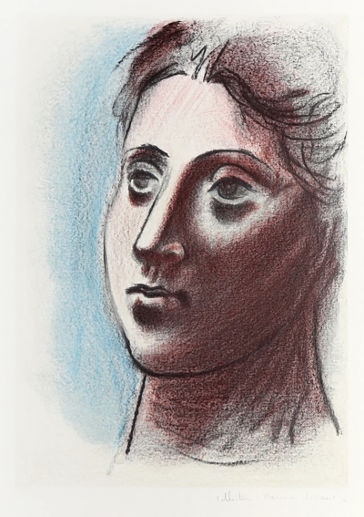 Pablo Picasso Portrait de Femme a Trois Quart Gauche