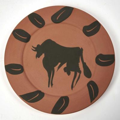 Pablo Picasso Taureau marli aux feuilles A R 394 