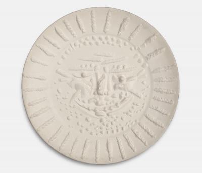 Pablo Picasso Tormented Face Ceramic Plate 1956