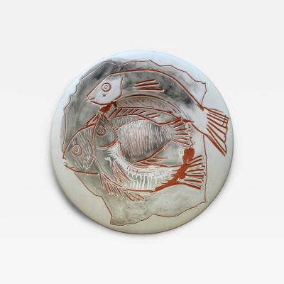 Pablo Picasso Trois poissons sur fond gris A R 396 