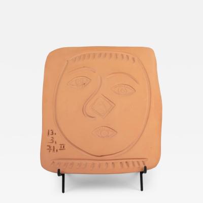 Pablo Picasso Visage au nez rond A R 621 