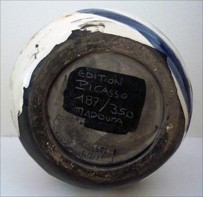 Pablo Picasso Visage aux yeux rieurs A R 608 