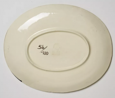 Pablo Picasso Visage dans un Ovale