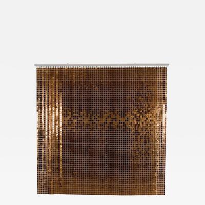 Paco Rabanne Iconic Copper Color Space Curtain by Paco Rabanne