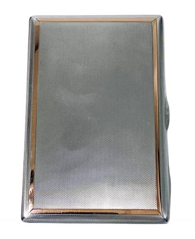 Padgett Braham Ltd London Sterling Silver and Gold Cigarette or Card Case London 1960 Padgett Braham