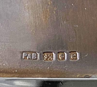 Padgett Braham Ltd London Sterling Silver and Gold Cigarette or Card Case London 1960 Padgett Braham