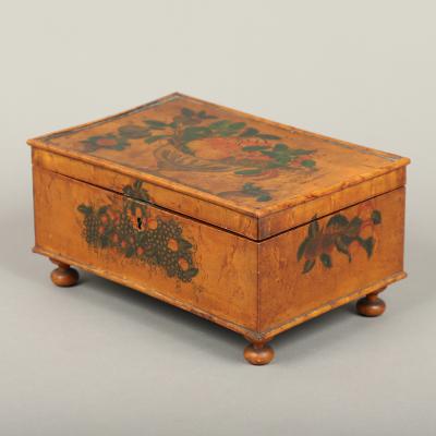 Paint Decorated Dresser Box