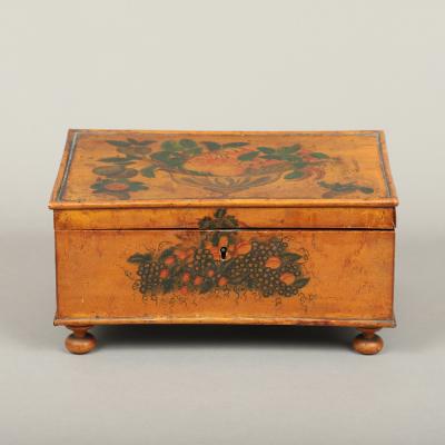 Paint Decorated Dresser Box