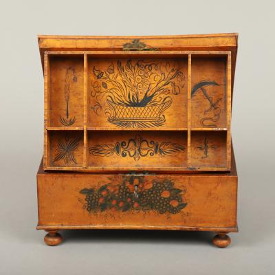 Paint Decorated Dresser Box