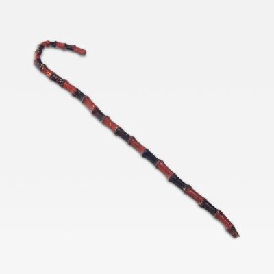 Painted Bamboo Walking Stick