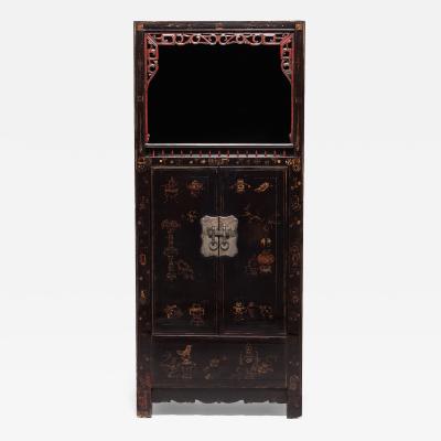 Painted Book Cabinet