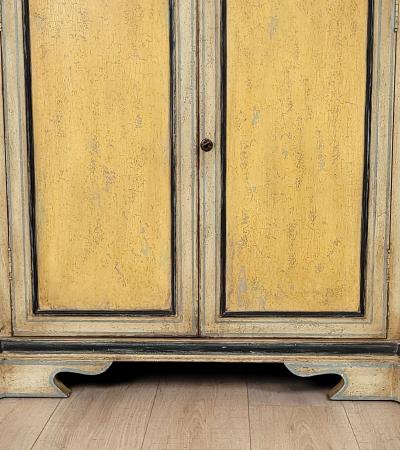 Painted Cabinet Vintage U S A 