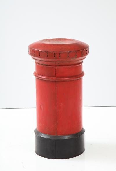 Painted English post box