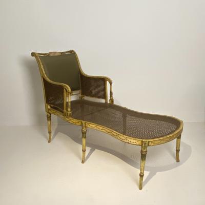 Painted Fainting Chair England Circa 1810