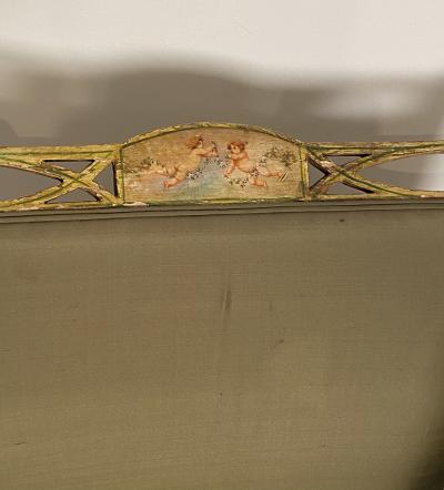 Painted Fainting Chair England Circa 1810