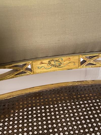 Painted Fainting Chair England Circa 1810