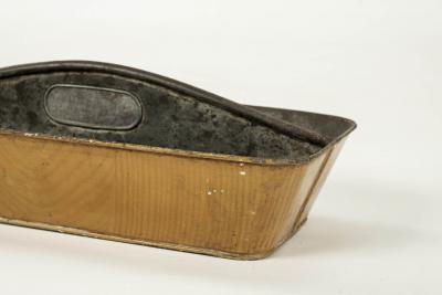 Painted Faux Grain Tole Cutlery Caddy