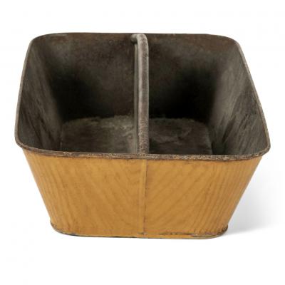 Painted Faux Grain Tole Cutlery Caddy