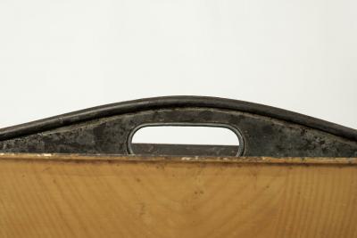 Painted Faux Grain Tole Cutlery Caddy