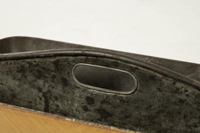 Painted Faux Grain Tole Cutlery Caddy