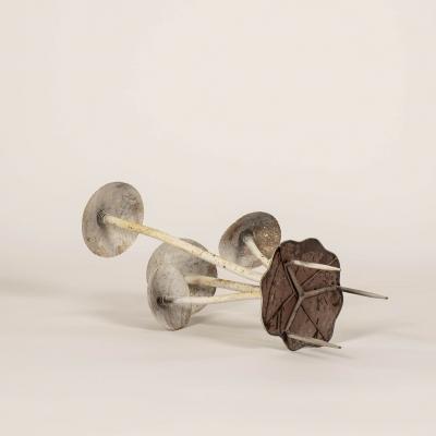 Painted French Tole Mushroom Decoration