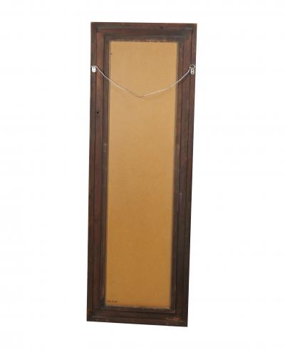 Painted Gilt and Ebonized Mid 20th Century Italian Venetian Style Wall Mirror