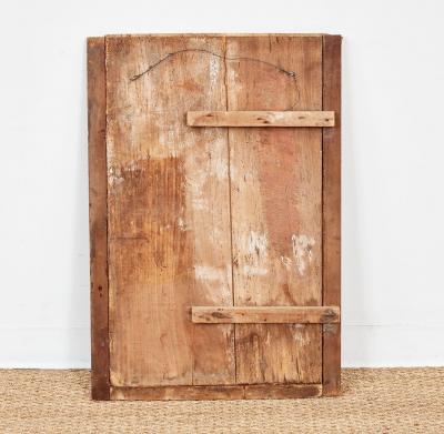 Painted Panel The Monkey Artist and His Dog