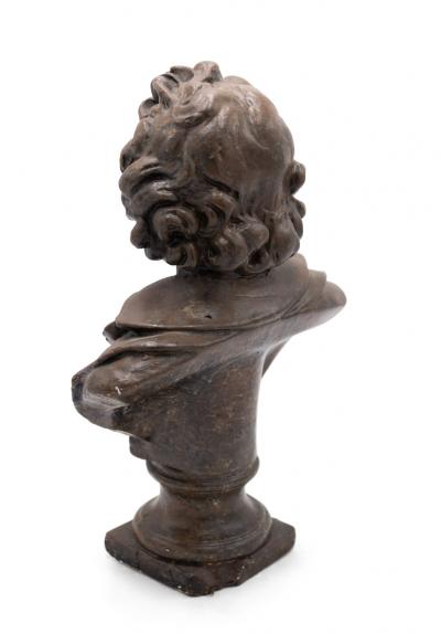 Painted Plaster Beethoven Bust
