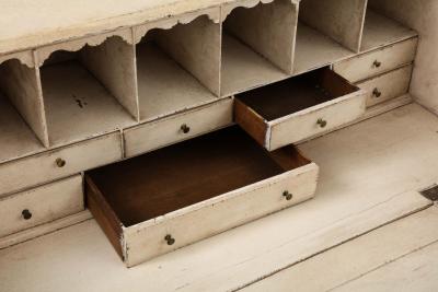 Painted Swedish Secretary 19th Century
