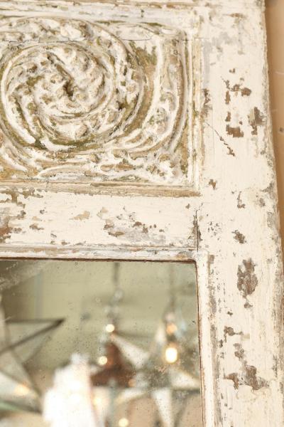 Painted Trumeau Mirror