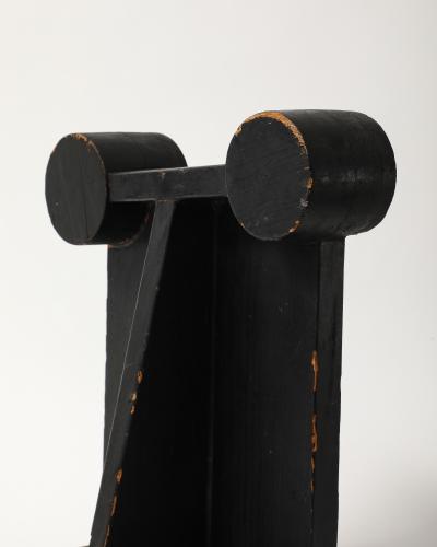 Painted Wood Sculpture