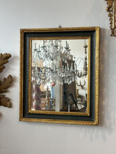 Painted and Giltwood Mirror Circa 1880