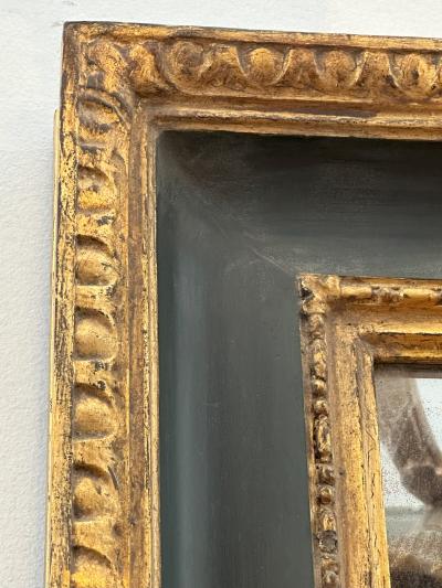 Painted and Giltwood Mirror Circa 1880