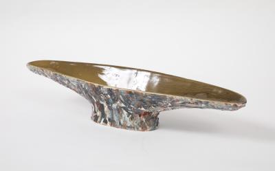 Painterly Glazed French Vessel