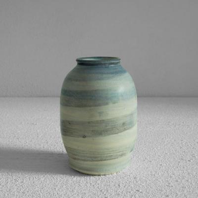 Painterly Glazed Studio Pottery Vase 1960s