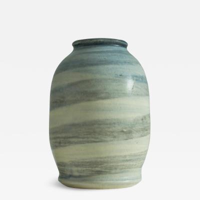 Painterly Glazed Studio Pottery Vase 1960s