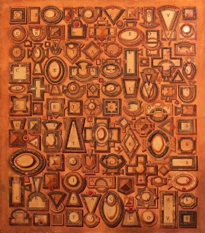 Painting Weaect X M 1990 Signed Valdimir Shelest