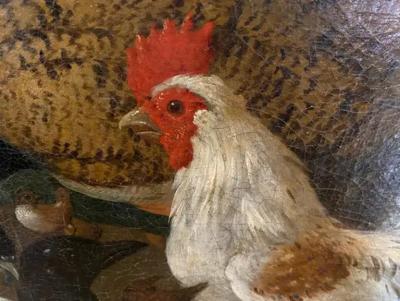 Painting of Birds Attributed to Marmaduke Craddock