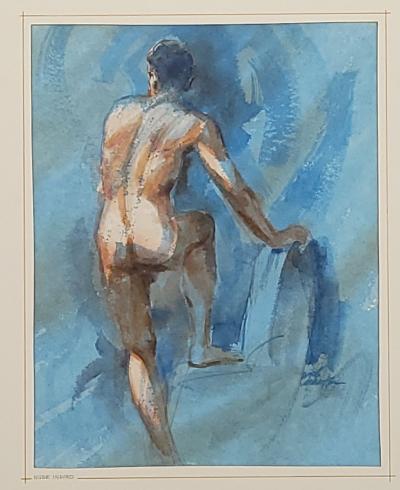 Painting of a Standing Figure circa 1970