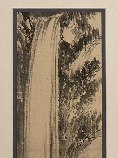 Painting of a Waterfall China 1900