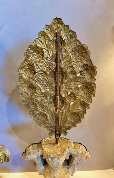 Pair 18th Century French Altar Decorations